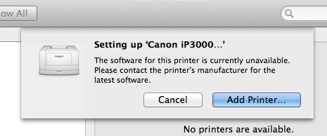 Canon driver software for mac